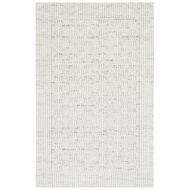 SAFAVIEH Marbella Alease Bordered Area Rug, Ivory/Beige, 8' x 10'