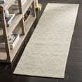 thumbnail image 1 of SAFAVIEH Marbella Alicia Geometric Diamonds Wool Runner Rug, Silver/Ivory, 2'3" x 6', 1 of 7
