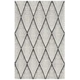 thumbnail image 1 of SAFAVIEH Marbella Andrea Diamond Area Rug, Black/Ivory, 4' x 6', 1 of 11