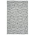 thumbnail image 1 of SAFAVIEH Marbella Aniyah Diamond Area Rug, Light Grey/Black, 4' x 6', 1 of 4