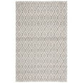 thumbnail image 1 of SAFAVIEH Marbella Aniyah Diamond Area Rug, Silver/Black, 4' x 6', 1 of 4