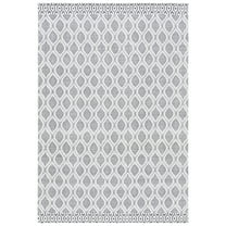 SAFAVIEH Marbella Annabelle Diamond Area Rug, Ivory/Black, 8' x 10'