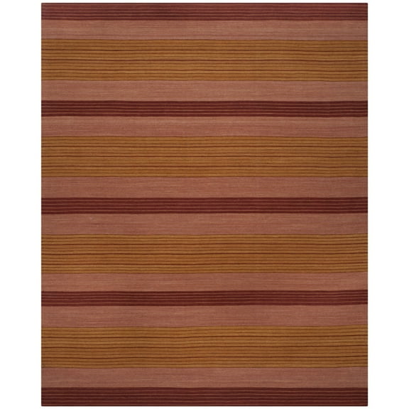 SAFAVIEH Marbella Anselm Striped Area Rug, Rust, 2'3" x 4'
