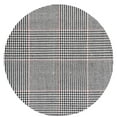 thumbnail image 1 of SAFAVIEH Marbella Anthony Geometric Striped Area Rug, Black/Ivory, 6' x 6' Round, 1 of 11