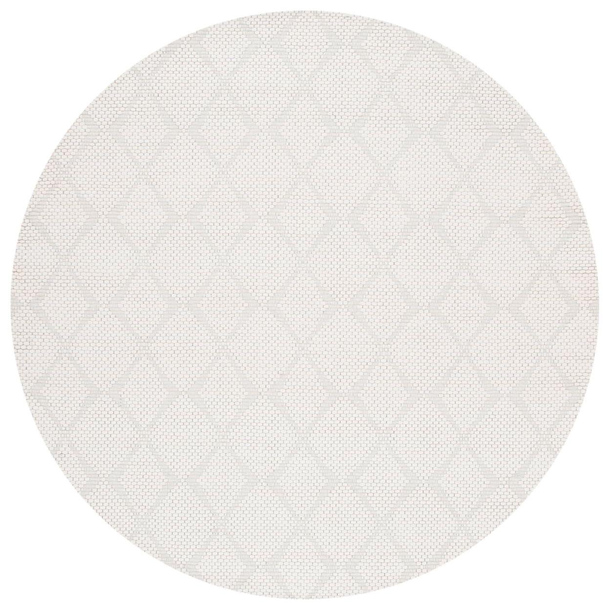 SAFAVIEH Marbella Aria Diamond Area Rug, Ivory, 7' x 7' Round