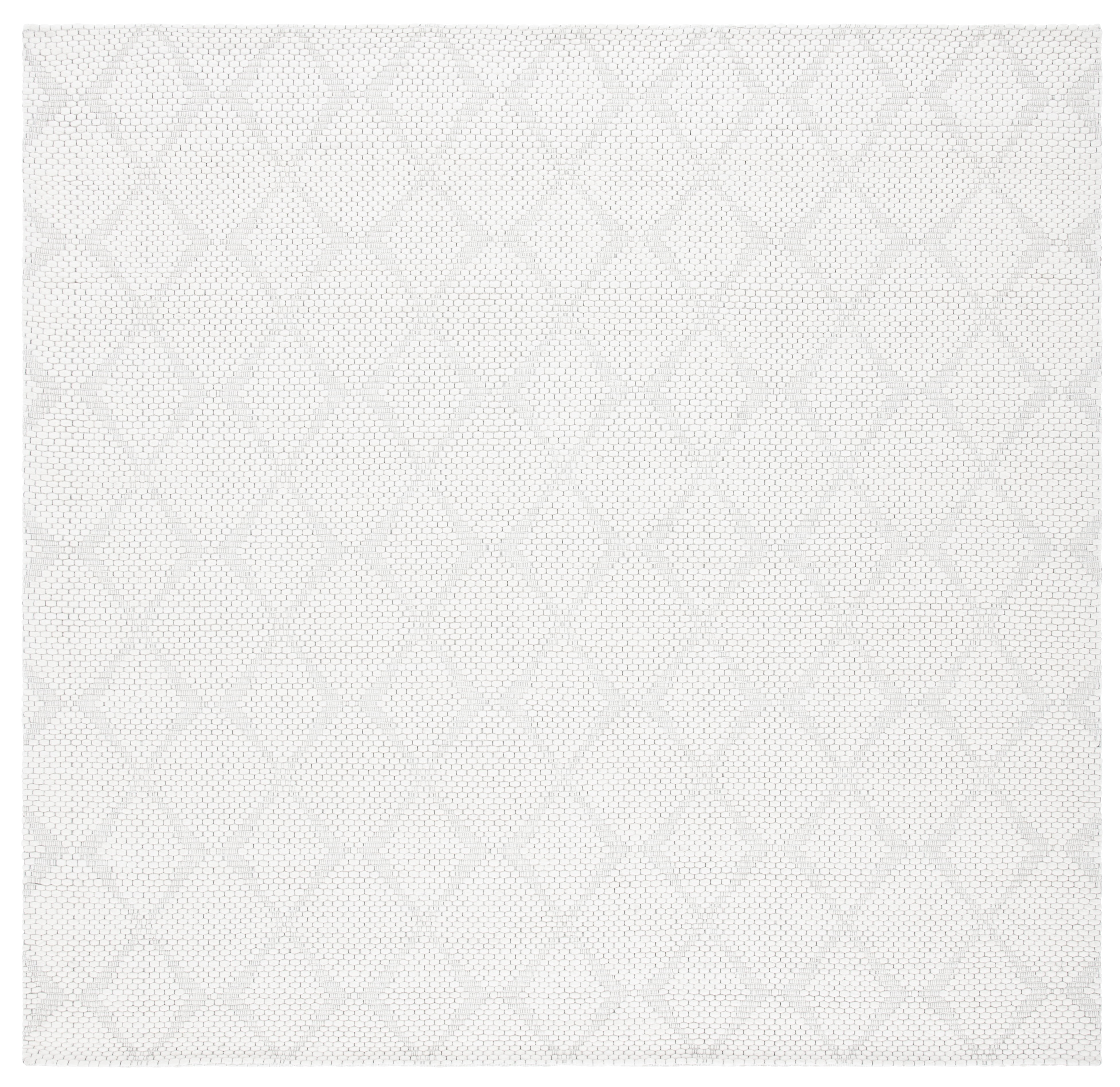SAFAVIEH Marbella Aria Diamond Area Rug, Ivory, 7' x 7' Square