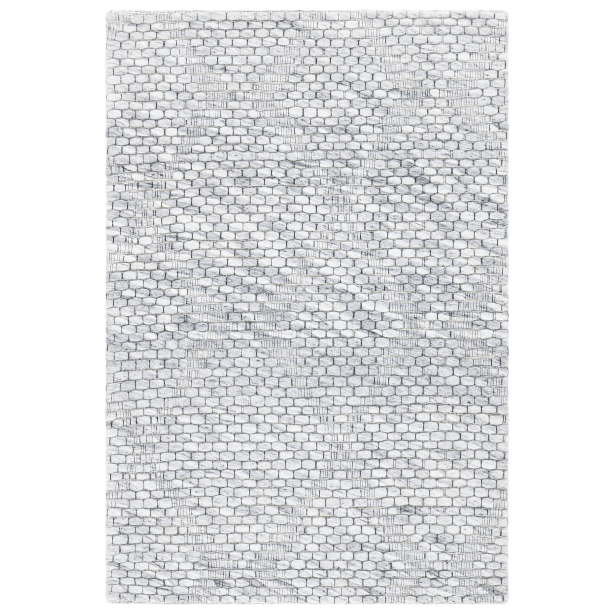 SAFAVIEH Marbella Aria Diamond Area Rug, Silver/Grey, 3' x 5'