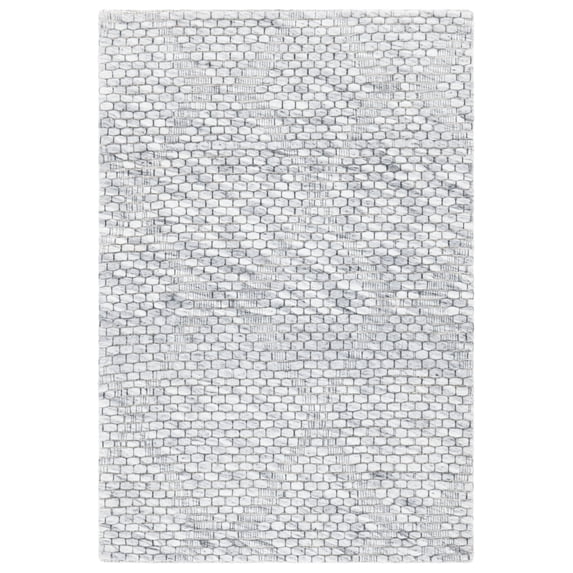 SAFAVIEH Marbella Aria Diamond Area Rug, Silver/Grey, 3' x 5'