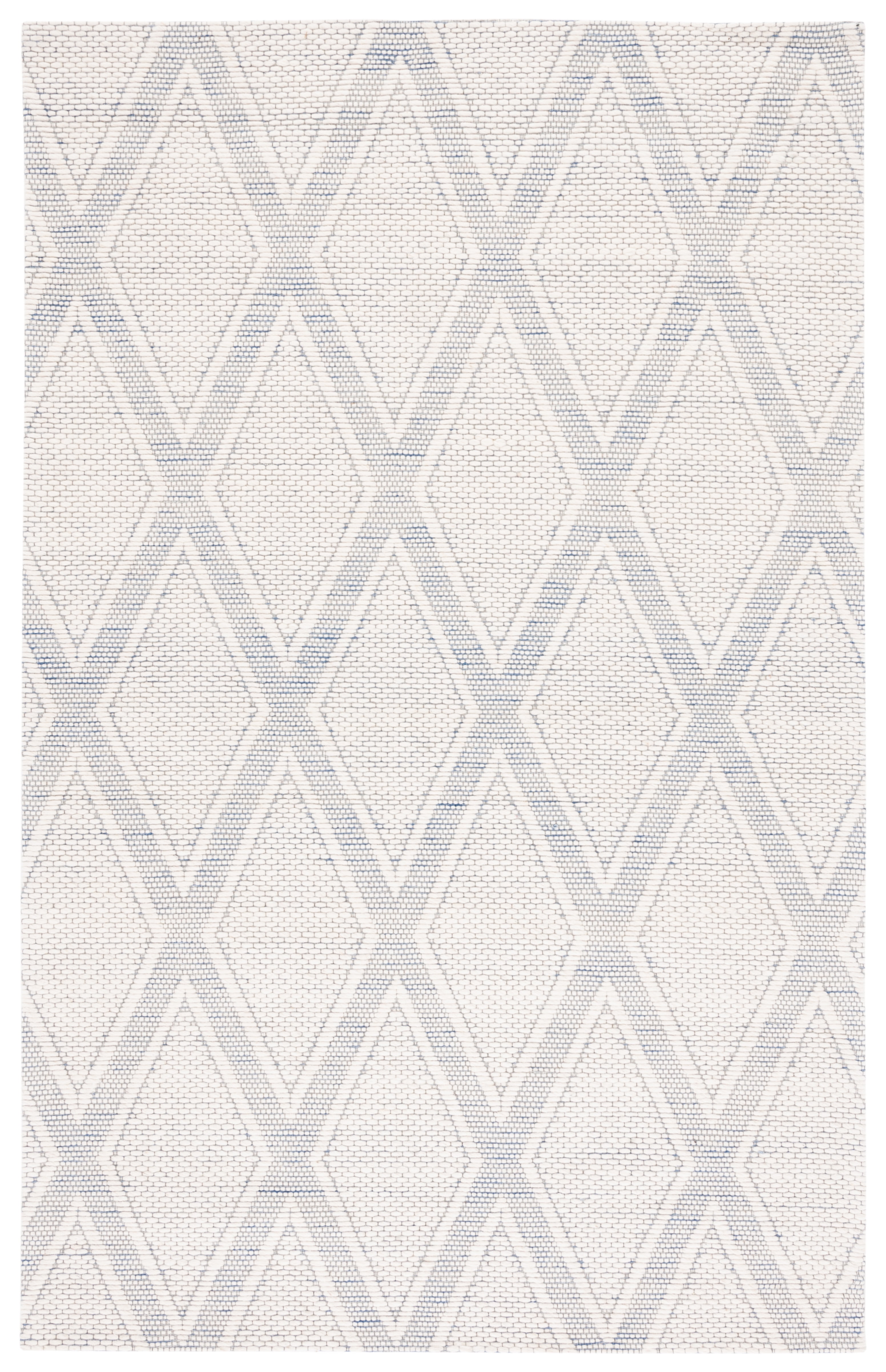 SAFAVIEH Marbella Asa Diamond Area Rug, Navy/Ivory, 3' x 5'