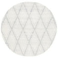 thumbnail image 1 of SAFAVIEH Marbella Asa Diamond Area Rug, Navy/Ivory, 6' x 6' Round, 1 of 10