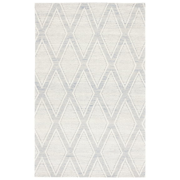 SAFAVIEH Marbella Asa Diamond Area Rug, Navy/Ivory, 8' x 10'