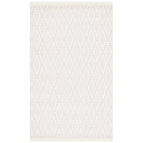 SAFAVIEH Marbella Barclay Diamond Area Rug, Ivory, 4' x 6'