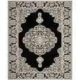 thumbnail image 1 of SAFAVIEH Marbella Beatrice Traditional Area Rug, Black/Ivory, 8' x 10', 1 of 10