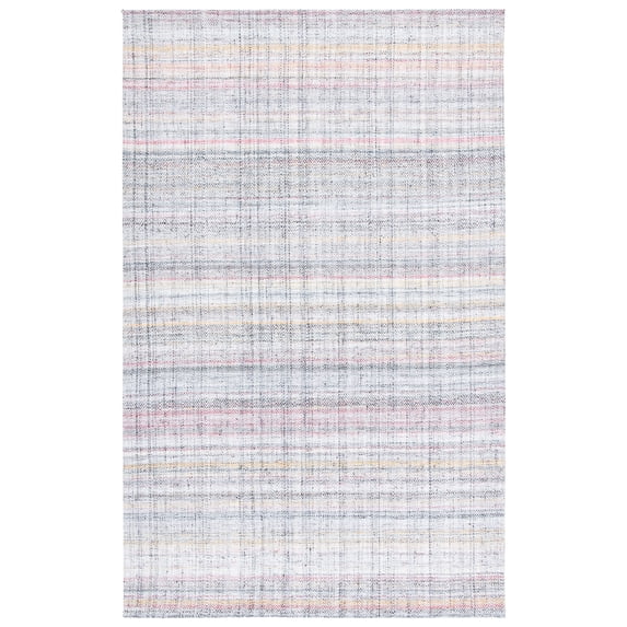 SAFAVIEH Marbella Belize Striped Area Rug, Red/Ivory, 5' x 8'