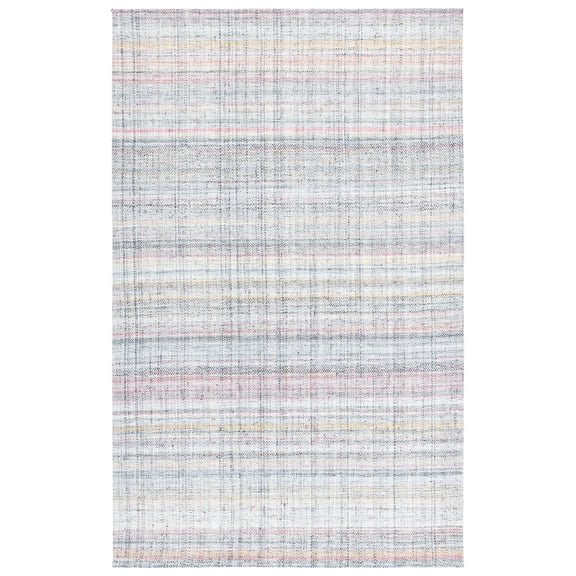 SAFAVIEH Marbella Belize Striped Area Rug, Red/Ivory, 8' x 10'