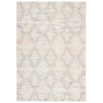 SAFAVIEH Marbella Blanche Geometric Area Rug, Ivory/Orange, 8' x 10'