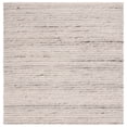 thumbnail image 1 of SAFAVIEH Marbella Burton Striped Wool Area Rug, Silver/Ivory, 6' x 6' Square, 1 of 8