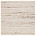 thumbnail image 1 of SAFAVIEH Marbella Burton Striped Wool Area Rug, Taupe/Ivory, 6' x 6' Square, 1 of 6