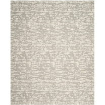 SAFAVIEH Marbella Calla Geometric Area Rug, Light Grey/Ivory, 8' x 10'