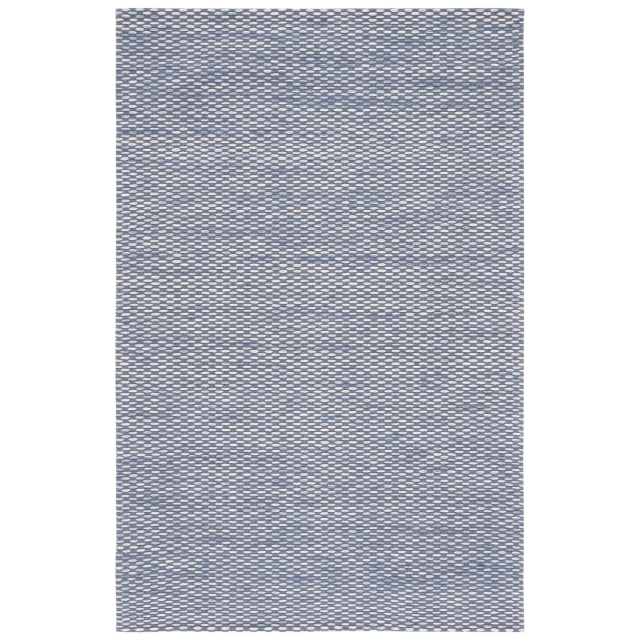Marbella Gray and Beige Flat Woven Wool Area Rug