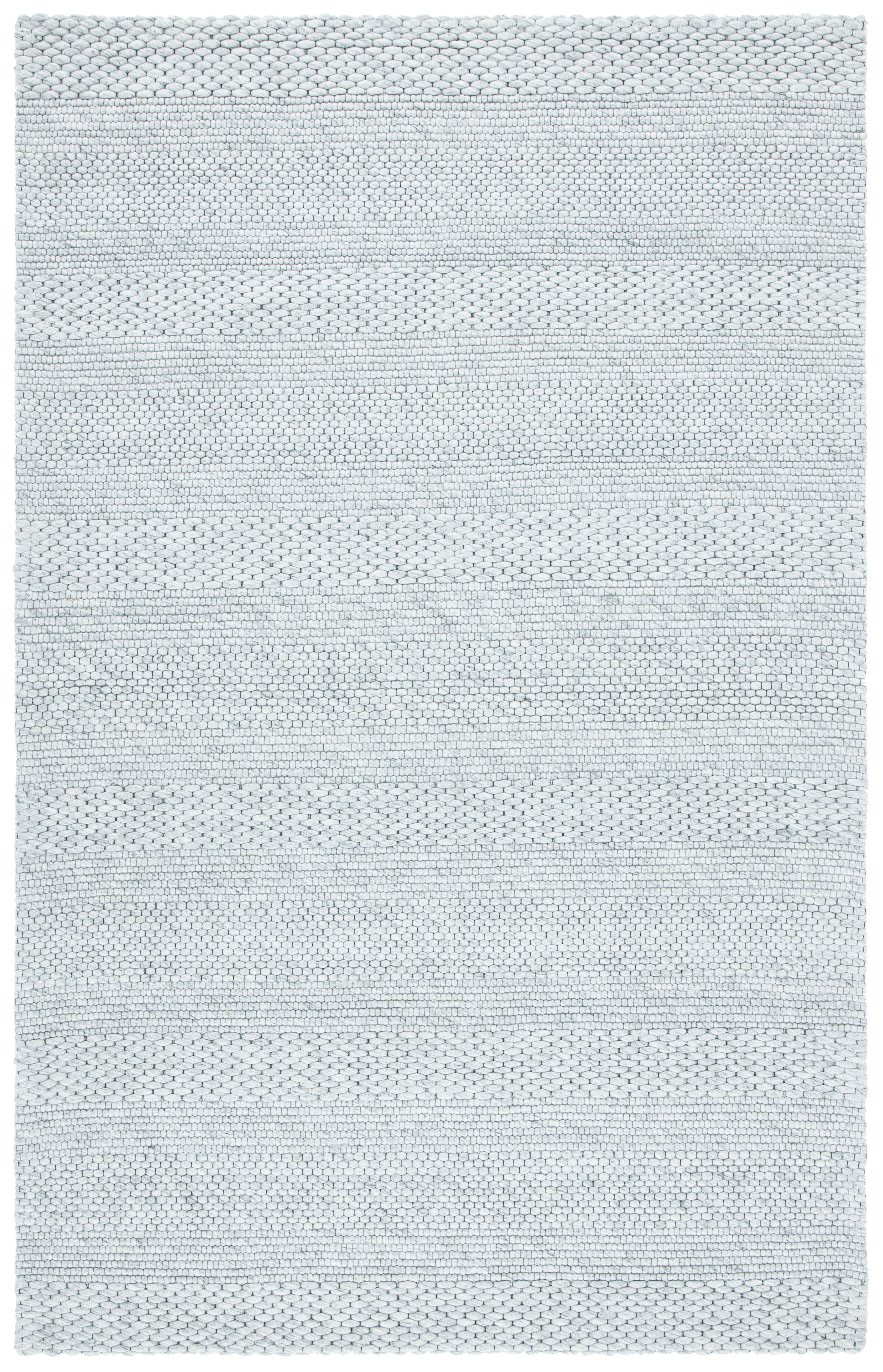 SAFAVIEH Marbella Cassarah Striped Area Rug, Silver/Grey, 4' x 6'