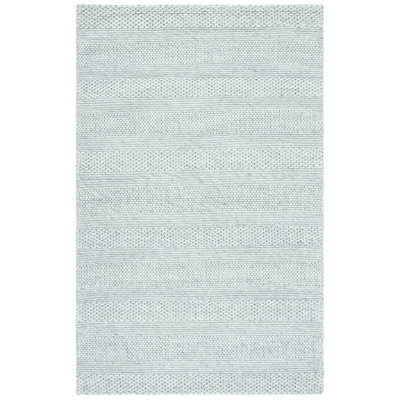 SAFAVIEH Marbella Cassarah Striped Area Rug, Silver/Grey, 4' x 6'