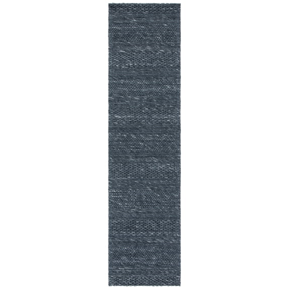 SAFAVIEH Marbella Cassarah Striped Runner Rug, Charcoal, 2'3" x 5'