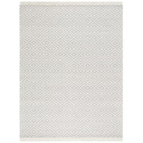 SAFAVIEH Marbella Chelsey Diamond Area Rug, Ivory/Grey, 8' x 10'
