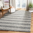 thumbnail image 1 of SAFAVIEH Marbella Christabella Abstract Striped Area Rug, Grey/Chocolate, 6' x 9', 1 of 9