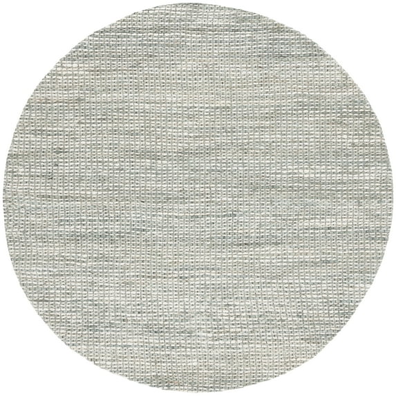 SAFAVIEH Marbella Christina Solid Area Rug, Light Grey, 4' x 4' Round