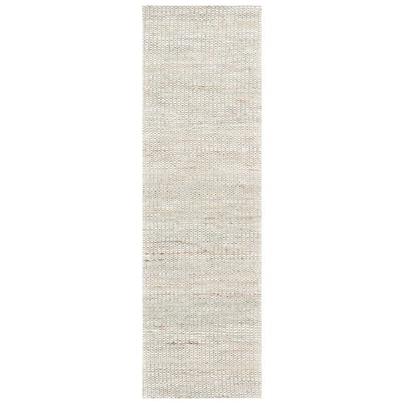SAFAVIEH Marbella Christina Solid Runner Rug, Light Grey, 2'3" x 10'