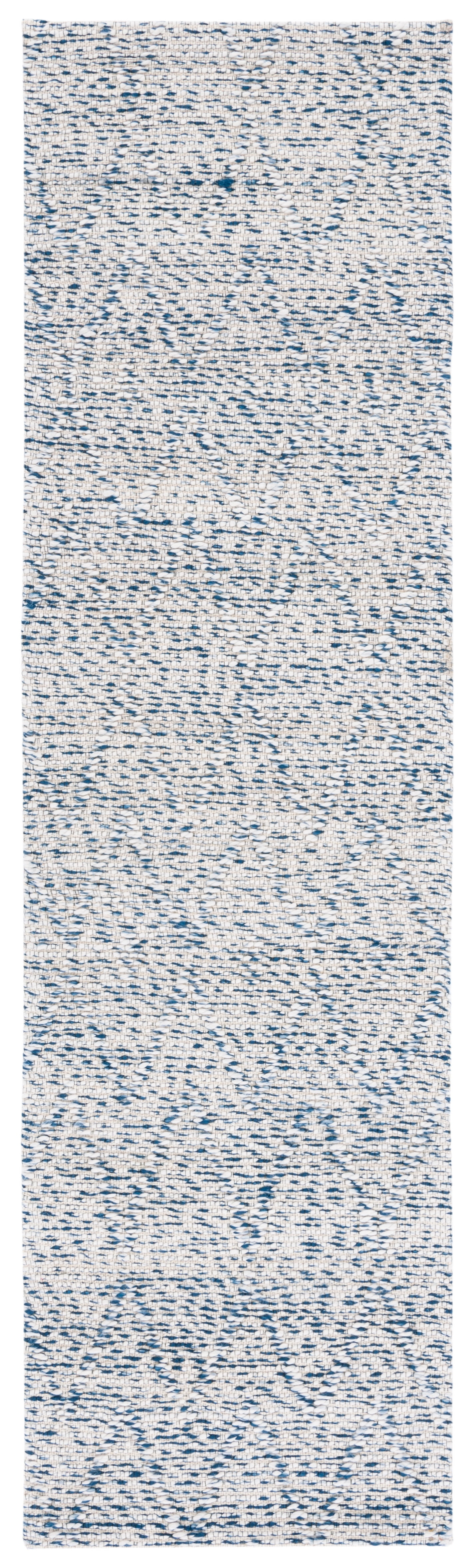 SAFAVIEH Marbella Ciannait Distressed Runner Rug, Blue/Ivory, 2'3" x 8'