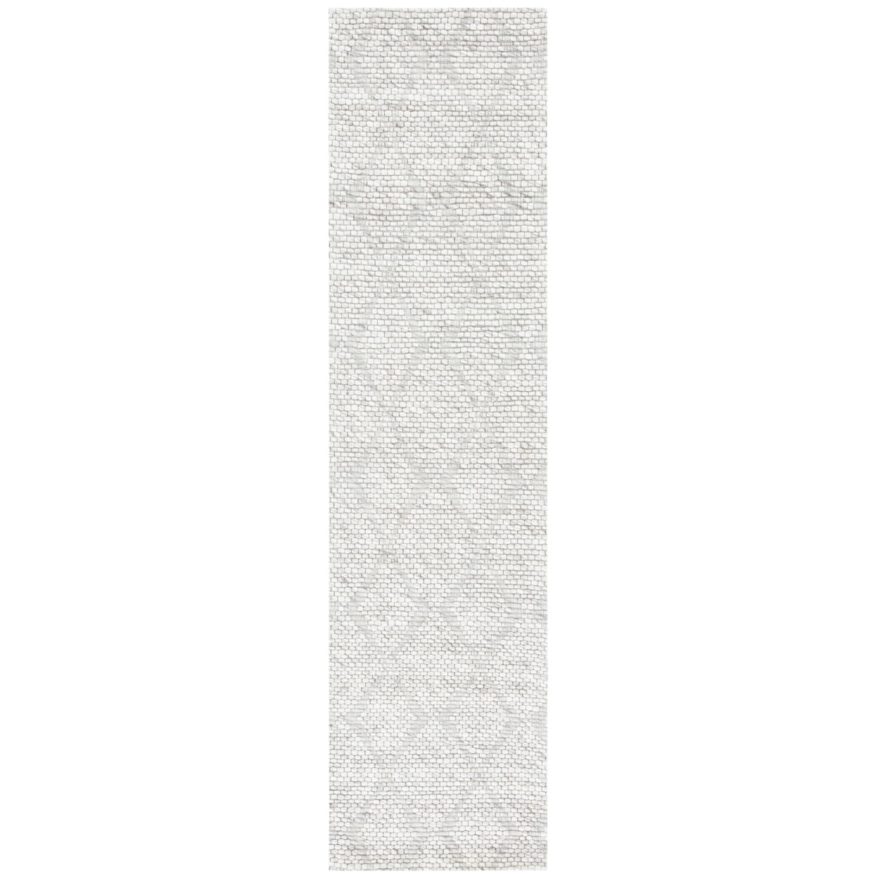 Marbella Beige Flat Woven Wool and Synthetic Runner Rug
