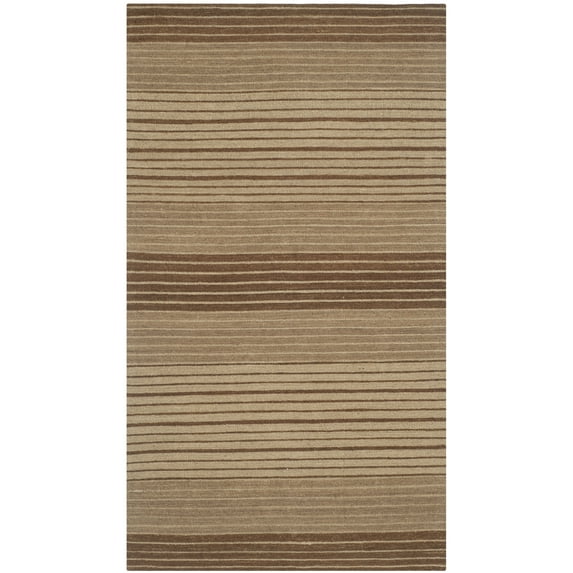 SAFAVIEH Marbella Danny Striped Area Rug, Beige/Brown, 2'3" x 4'