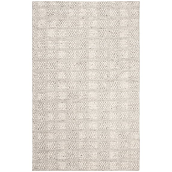 SAFAVIEH Marbella David Geometric Squares Area Rug, Beige, 4' x 6'