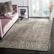 SAFAVIEH Marbella Desi Dotted Area Rug, Light Grey/Dark Grey, 2'3" x 4'