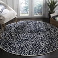 thumbnail image 1 of SAFAVIEH Marbella Desi Dotted Area Rug, Navy Blue/Ivory, 6' x 6' Round, 1 of 7