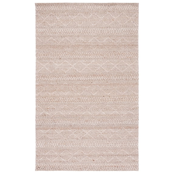 SAFAVIEH Marbella Devereux Striped Area Rug, Natural/Beige, 8' x 10'