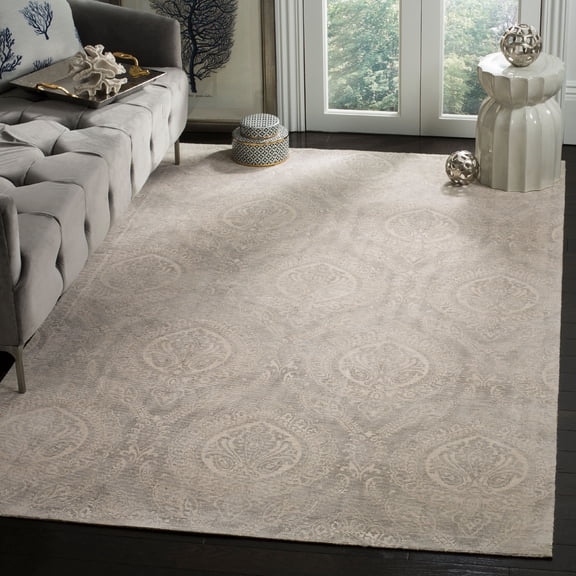 SAFAVIEH Marbella Driskoll Medallion Area Rug, Taupe/Ivory, 8' x 10'