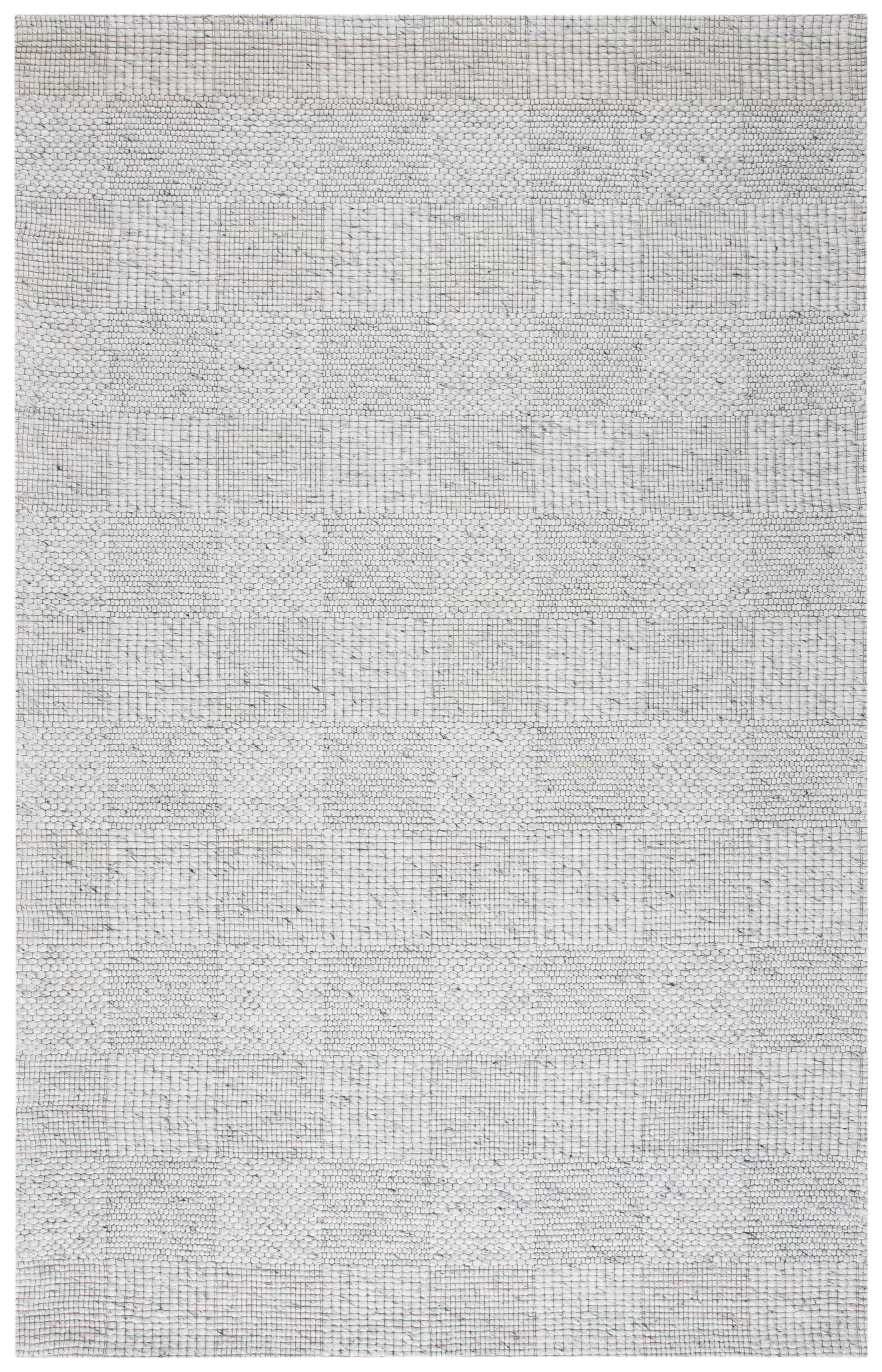 SAFAVIEH Marbella Easton Checkered Area Rug, Light Grey, 5' x 8'