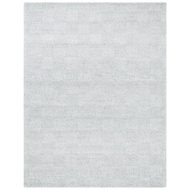 SAFAVIEH Marbella Easton Checkered Area Rug, Light Grey, 8' x 10'