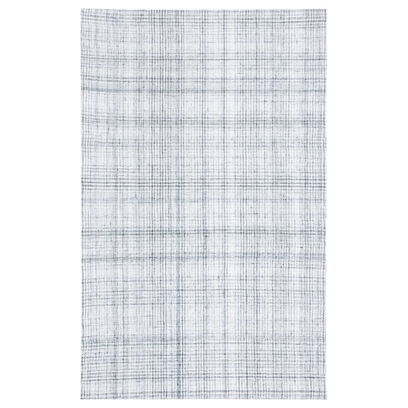 SAFAVIEH Marbella Eleanor Plaid Area Rug, Grey/Ivory, 8' x 10'