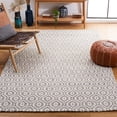 thumbnail image 1 of SAFAVIEH Marbella Fabiana Geometric Area Rug, Grey/Ivory, 6' x 6' Round, 1 of 10