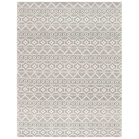 SAFAVIEH Marbella Freddy Southwestern Area Rug, Gray/Ivory, 8' x 10'