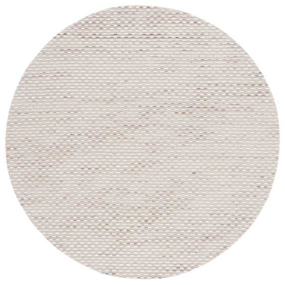 SAFAVIEH Marbella Frederick Striped Area Rug, Beige, 6' x 6' Round