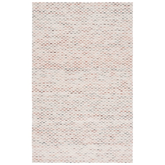 SAFAVIEH Marbella Frederick Striped Area Rug, Beige/Rust, 6' x 9'