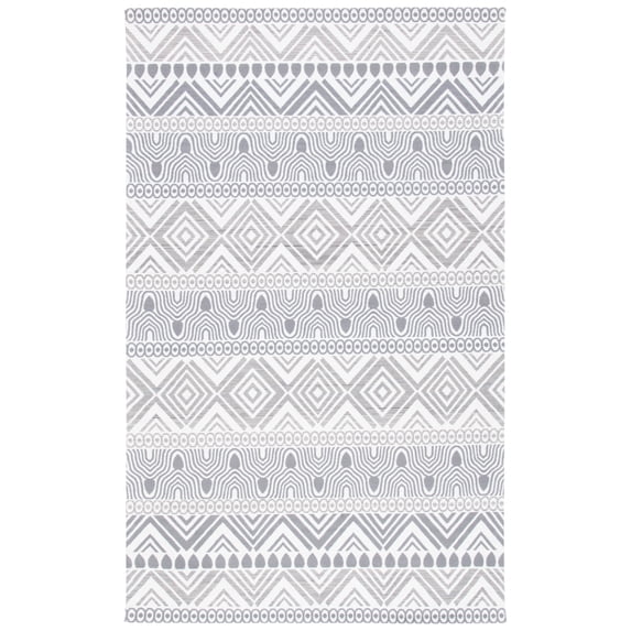SAFAVIEH Marbella Handan Geometric Area Rug, Grey, 3' x 5'