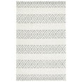 thumbnail image 1 of SAFAVIEH Marbella Ifrit Diamond Area Rug, Ivory/Black, 6' x 6' Square, 1 of 4