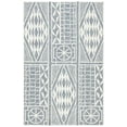 thumbnail image 1 of SAFAVIEH Marbella Katherine Abstract Polyester Area Rug, Blue/Ivory, 3' x 5', 1 of 10