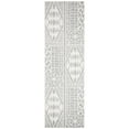 thumbnail image 1 of SAFAVIEH Marbella Jean Abstract Geometric Polyester Runner Rug, Grey/Ivory, 2'3" x 8', 1 of 6